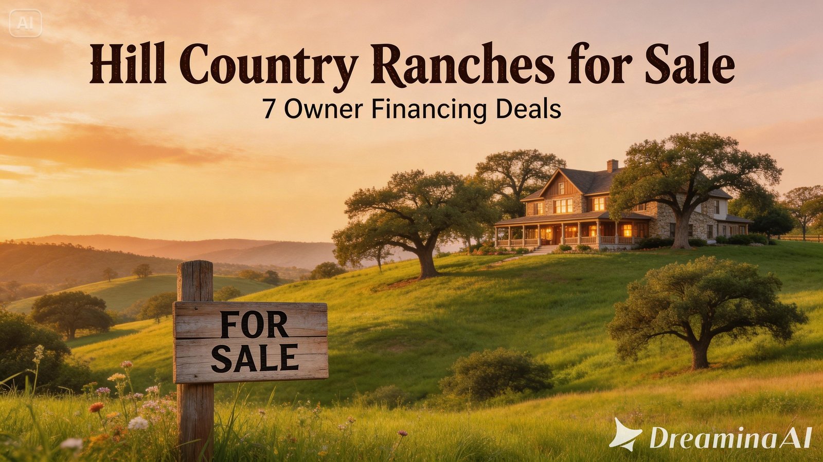 Hill Country Ranches for Sale: 7 Owner Financing Deals (2026)