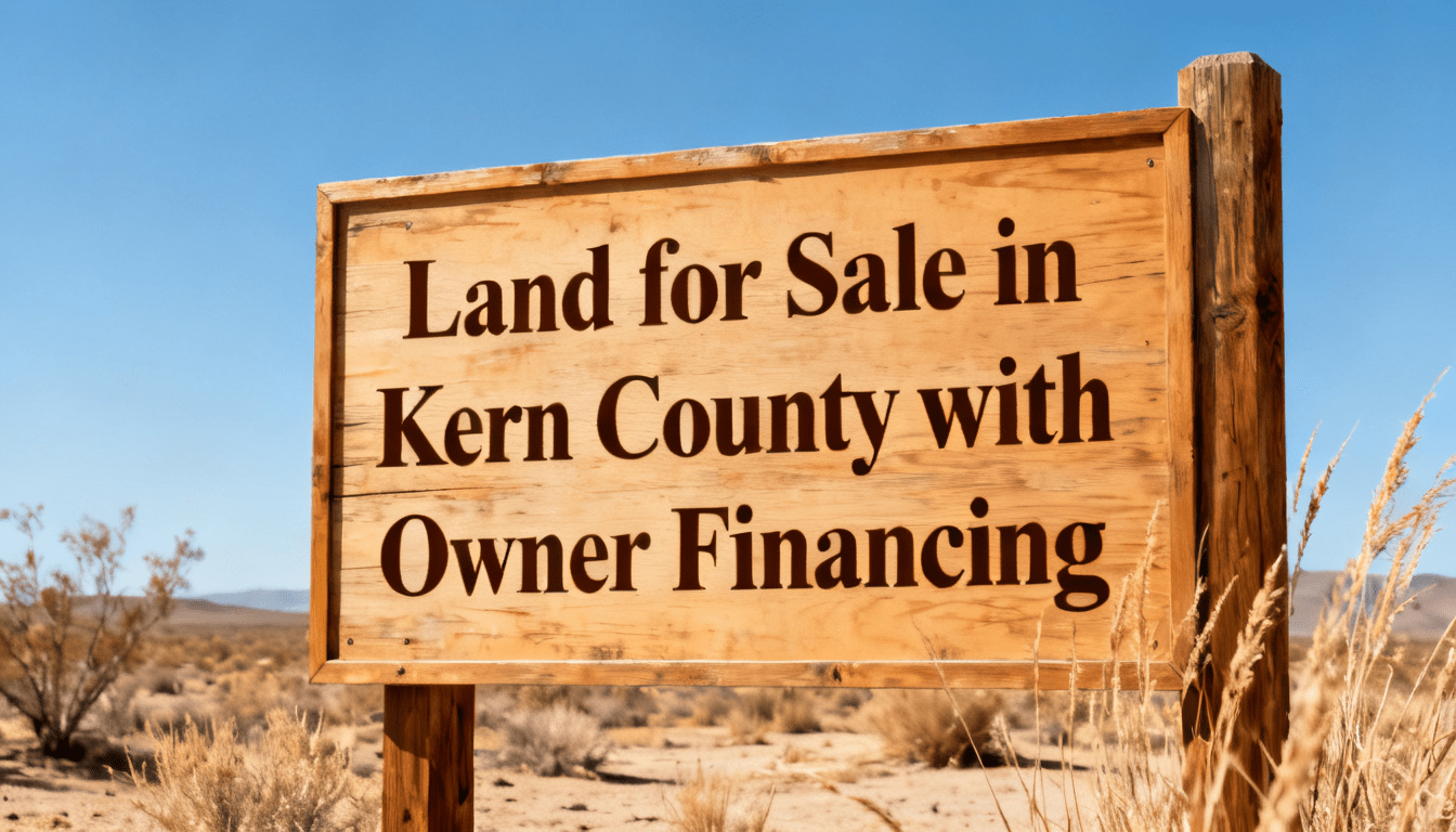 Land for Sale in Kern County with Owner Financing | No Credit Check 2026