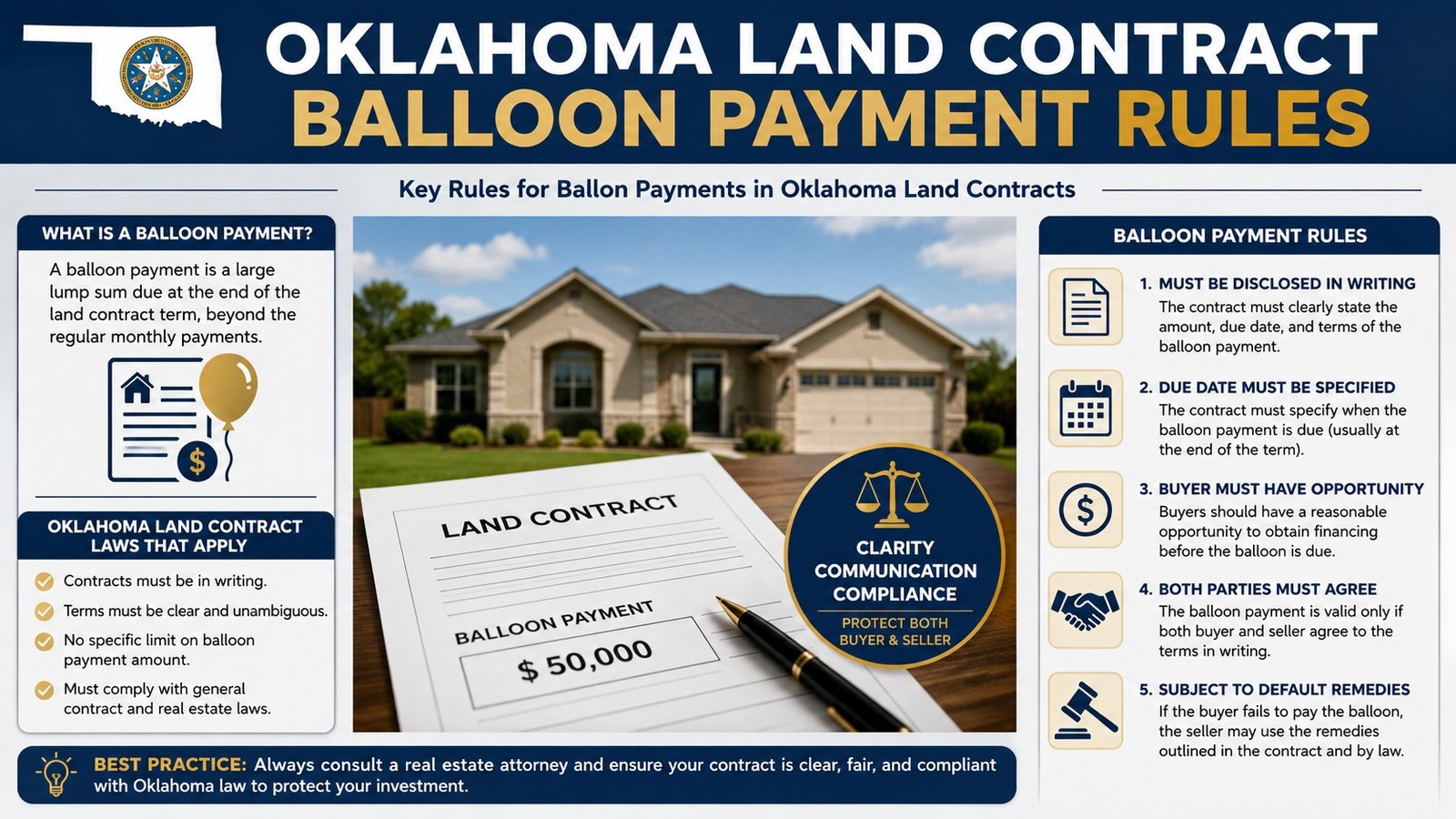Oklahoma Land Contract Balloon Payment Rules