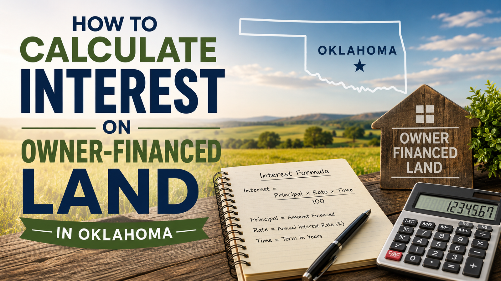 How to Calculate Interest on Owner-Financed Land in Oklahoma