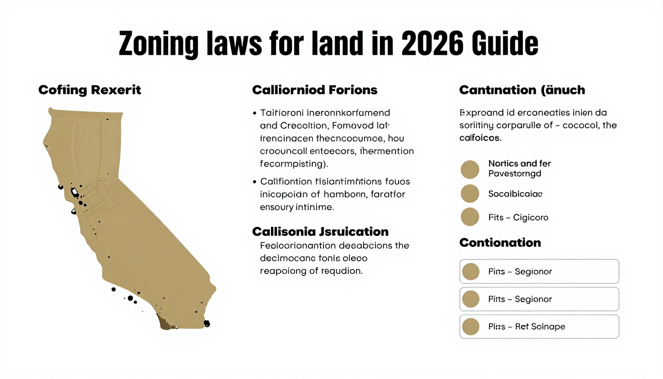 Zoning Laws for Land in California Explained (2026 Guide)